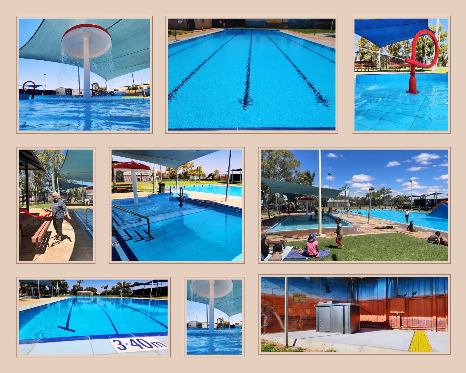 Pool Project Collage