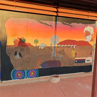 Streetscape - Mural in Youth Focus