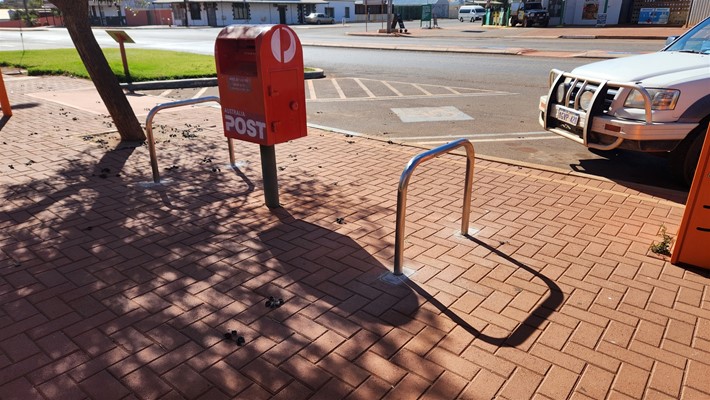 Streetscape Bike Racks Streetscape » Shire of Meekatharra