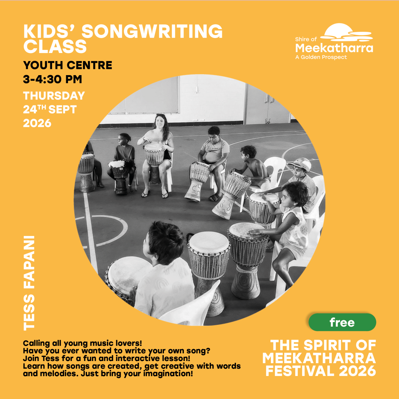 Kids Songwriting Workshop