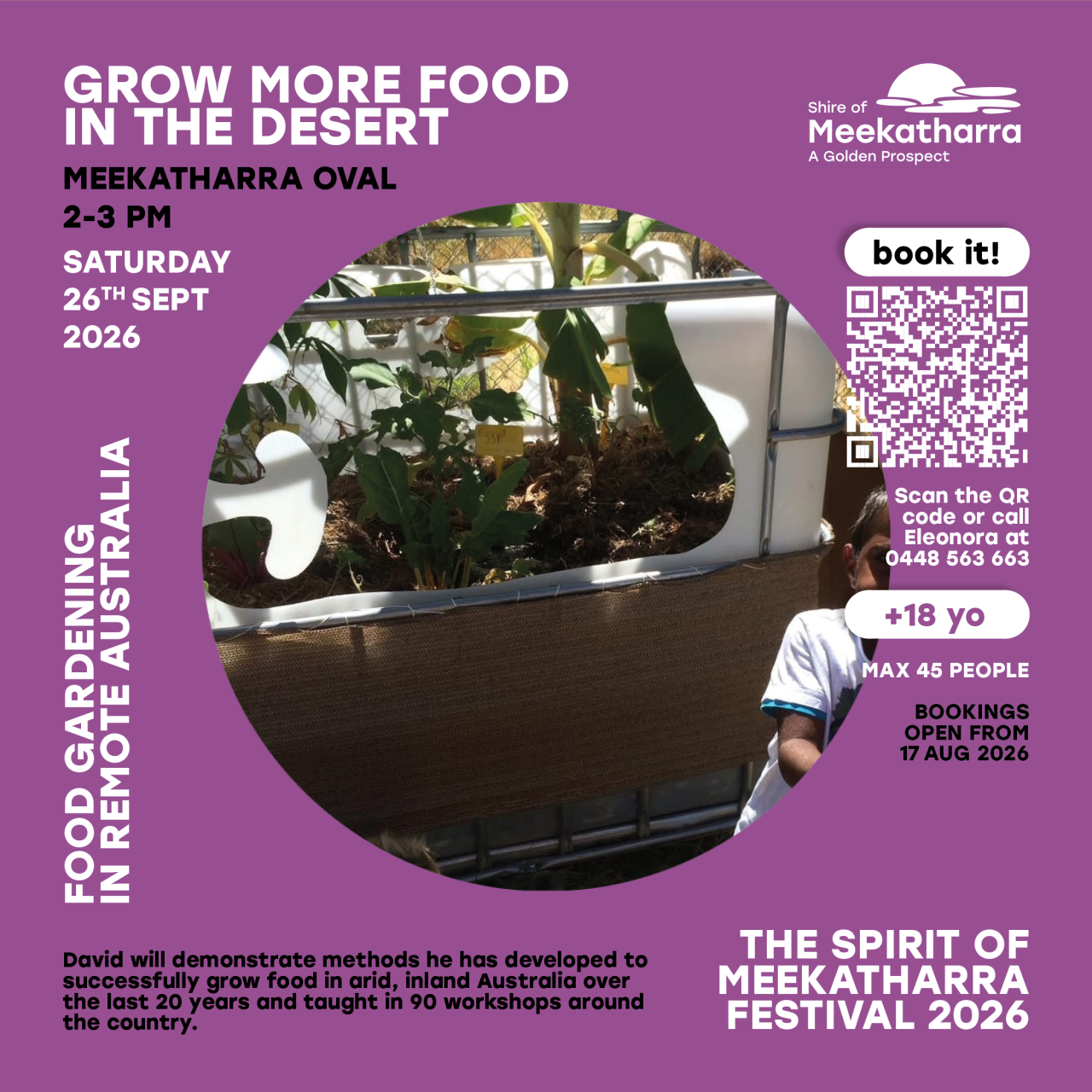 Gardening Workshop 1 - Grow more food in the desert