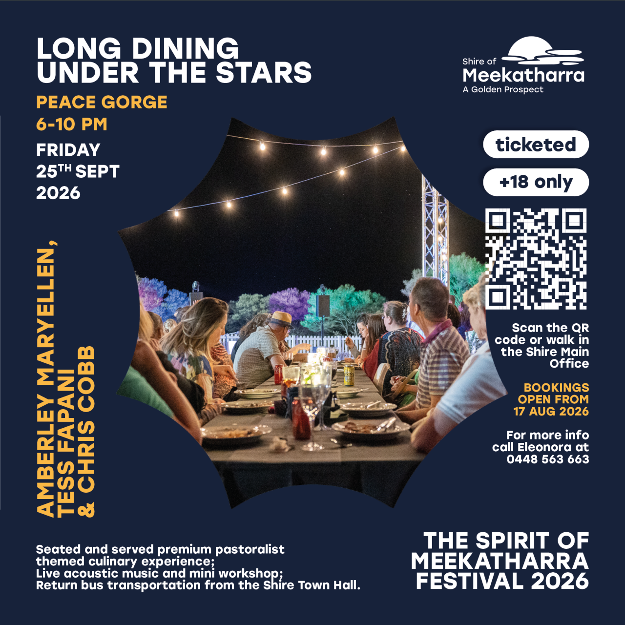 Long Dining Under the Stars
