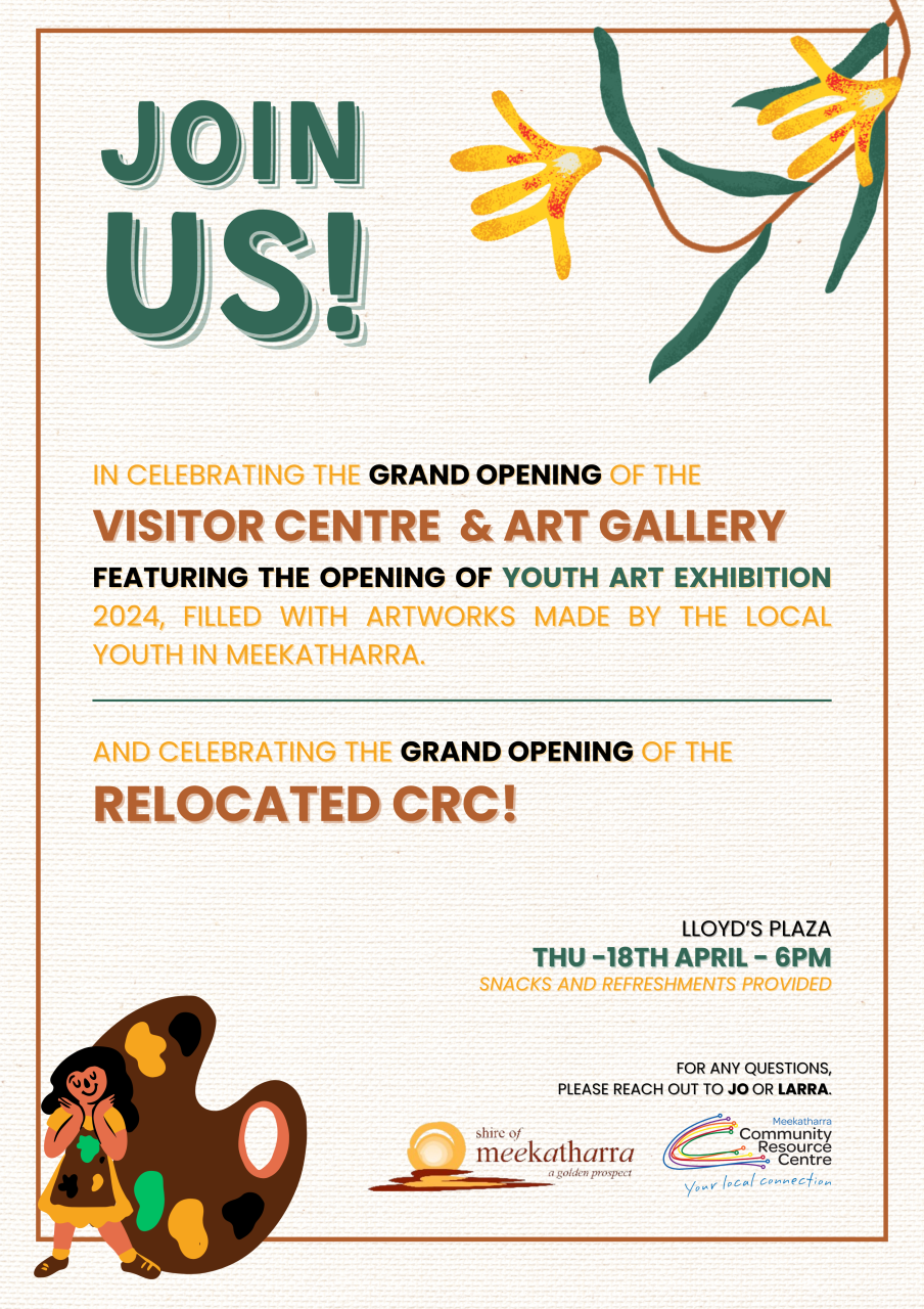 Visitor Centre & Art Gallery Opening and Celebration of the relocated CRC