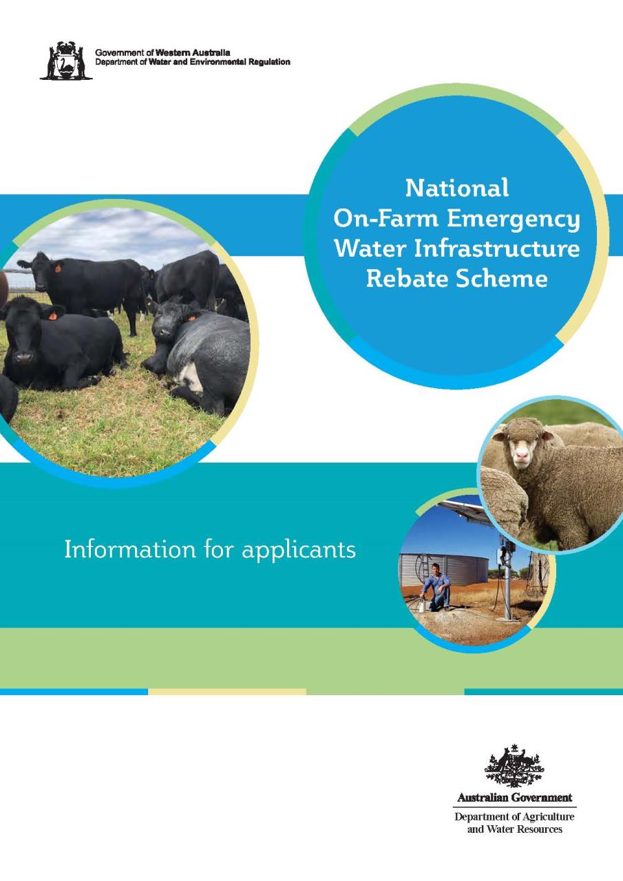 National On-farm Emergency Water Infrastructure Rebate Scheme