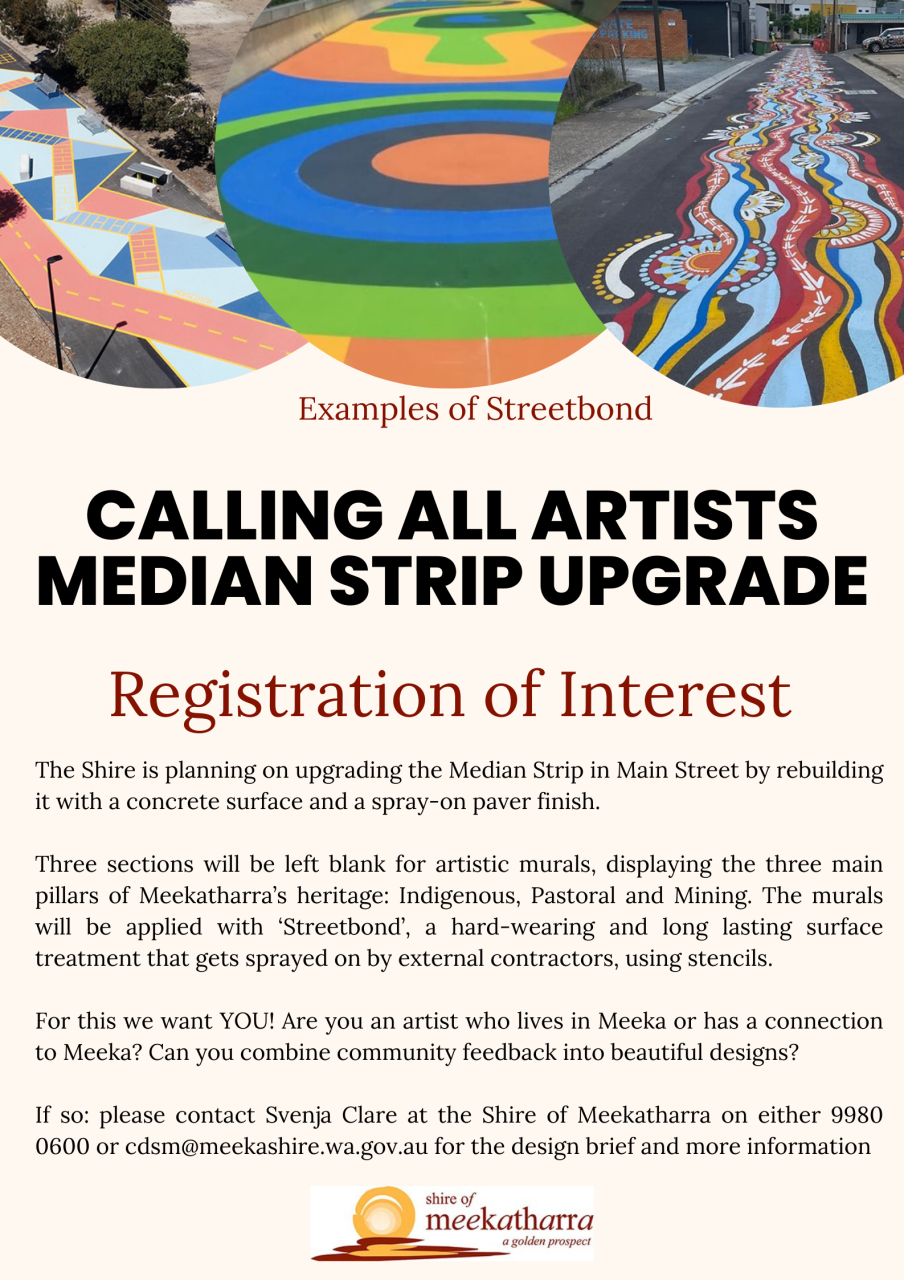 Calling all Artists - Median Strip Upgrade
